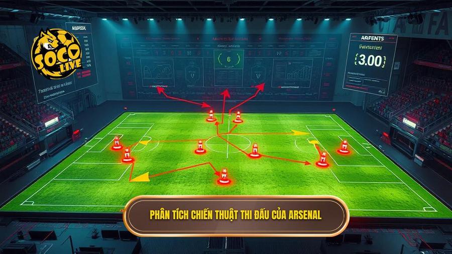Phân tích phong độ đội Arsenal: Sự trỗi dậy của một đế chế trẻ 2 2. Phân tích chiến thuật thi đấu của Arsenal