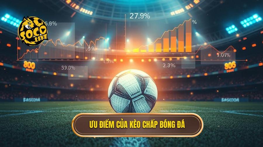 Kèo chấp là gì? Phân tích chi tiết và bí quyết chinh phục kèo châu Á cùng SOCOLIVE 2 2. Ưu điểm của kèo chấp bóng đá