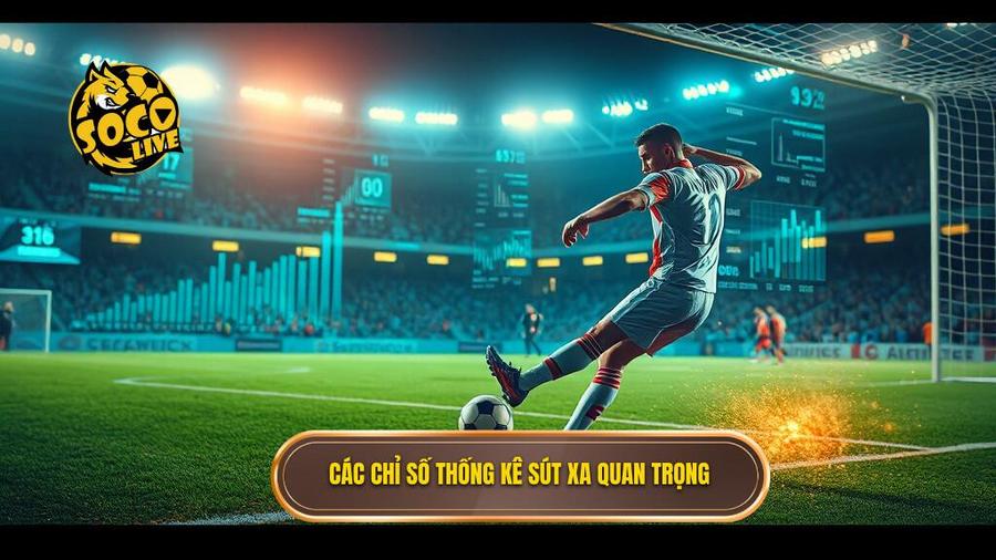 Mẹo chọn kèo dựa trên thống kê sút xa: Chìa khóa vàng trong soi kèo bóng đá 3 Các chỉ số thống kê sút xa cần quan tâm