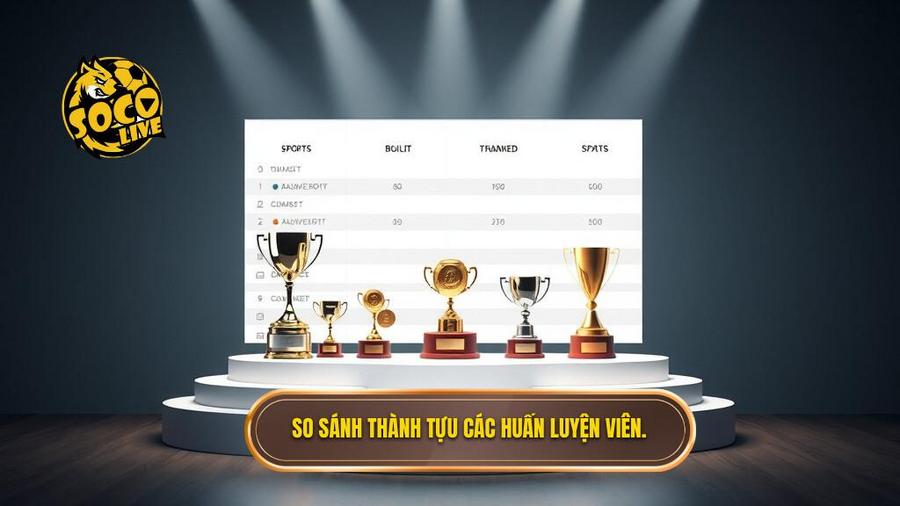 Top huấn luyện viên xuất sắc: Những bộ óc thiên tài thay đổi lịch sử bóng đá 3 3. So sánh thành tựu các huấn luyện viên.
