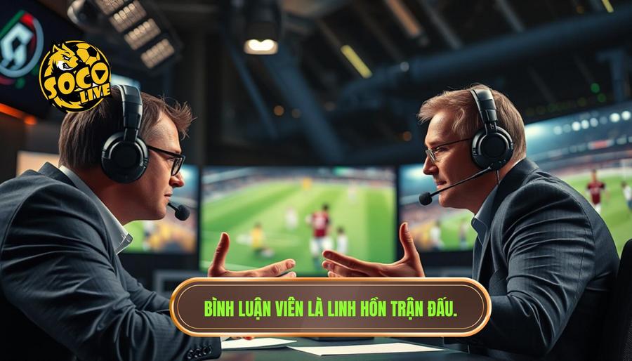 Trải nghiệm xem bóng trên Socolive: Đỉnh cao công nghệ và đam mê sân cỏ 3 Đội ngũ bình luận viên – Linh hồn của trận đấu