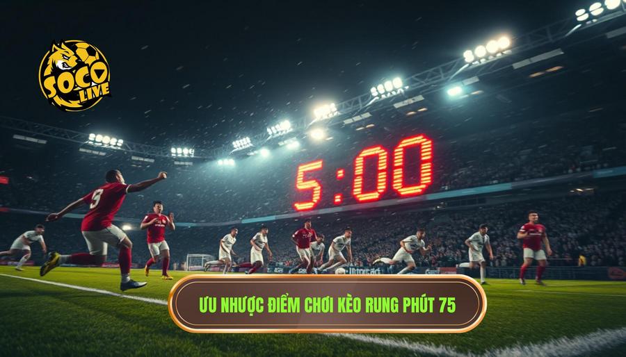Kèo rung phút 75 có nên theo không? Phân tích chuyên sâu từ chuyên gia SOCOLIVE 2 Phân tích ưu và nhược điểm khi chơi kèo rung phút 75
